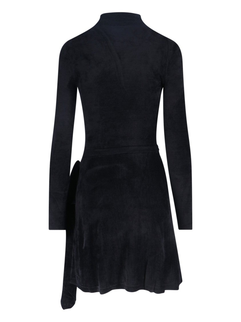 Diesel Logo Midi Dress – Black