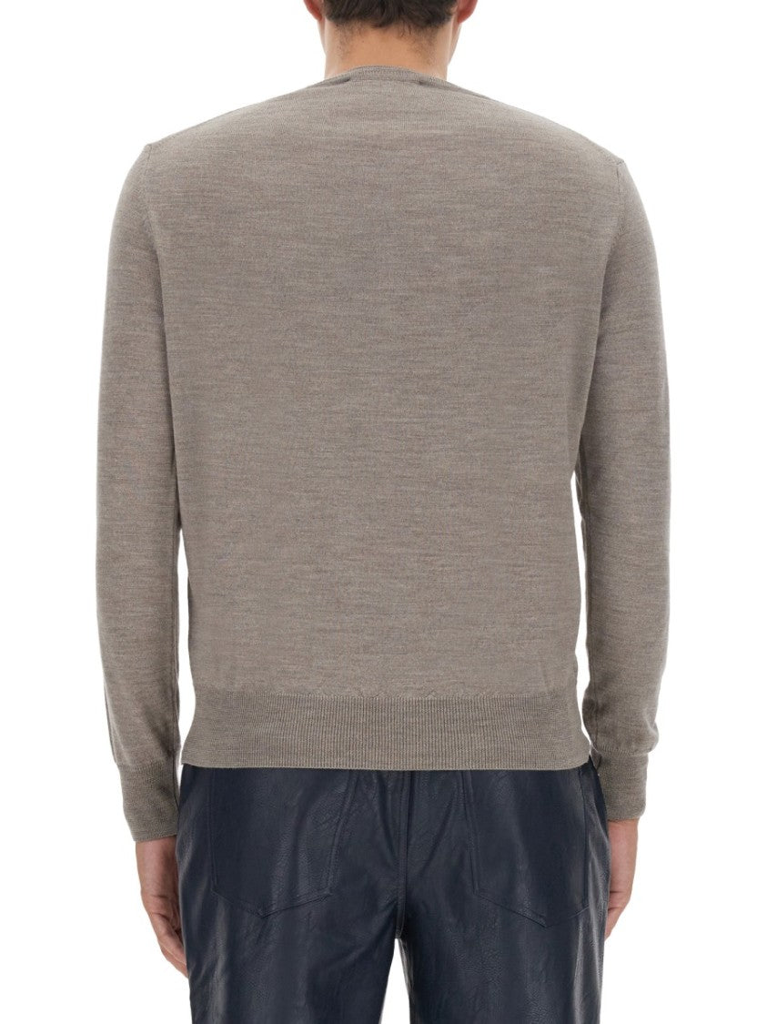Vivienne Westwood Logo-Embellished Virgin Wool Jersey With Classic Crew Neck