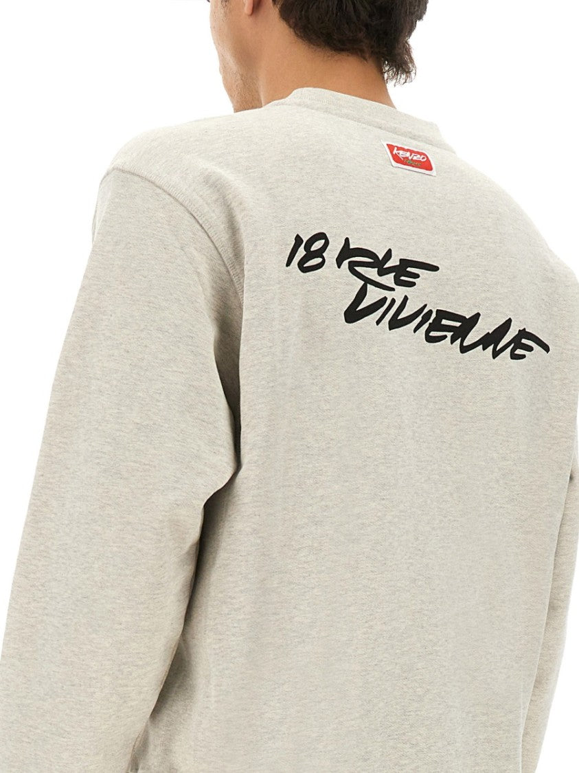 Kenzo Relaxed Fit Floral Graphic Sweatshirt