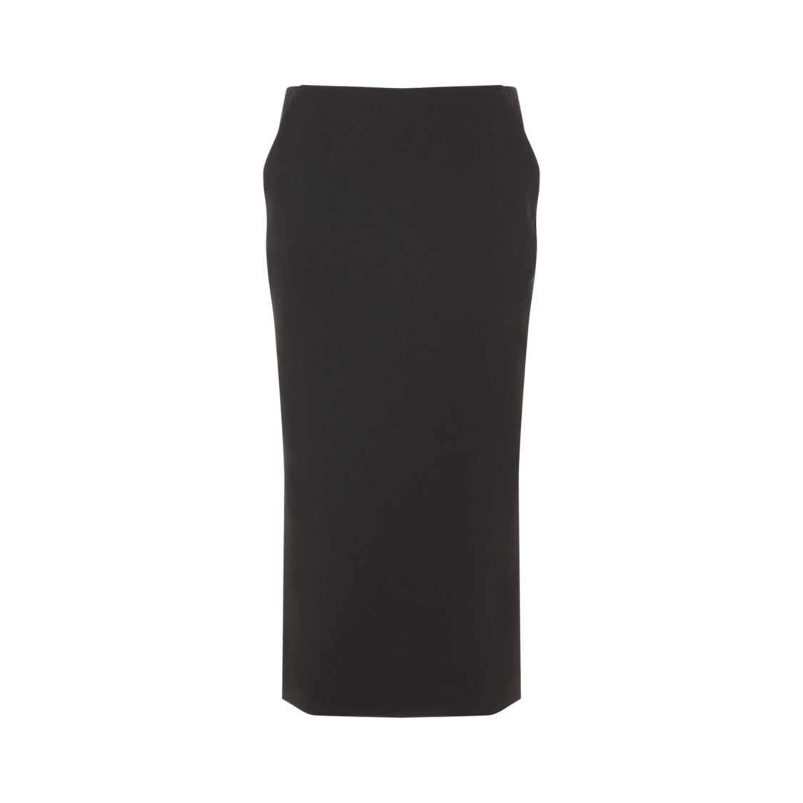 Giorgio Armani Dark Brown Virgin Wool Midi Skirt