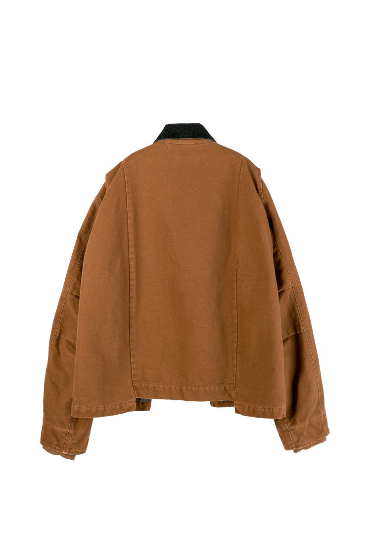 Sacai X Carhartt Wip Brown Duck Jacket