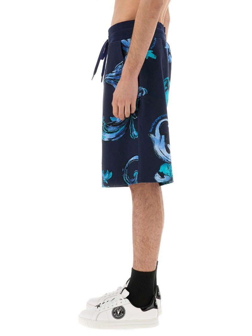 Versace Jeans Couture Sports Shorts Outline Baroque
