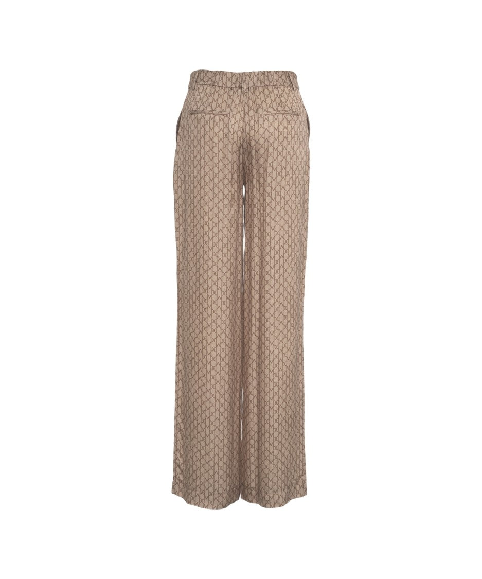 Guess By Marciano Logo-Print Palazzo Pants