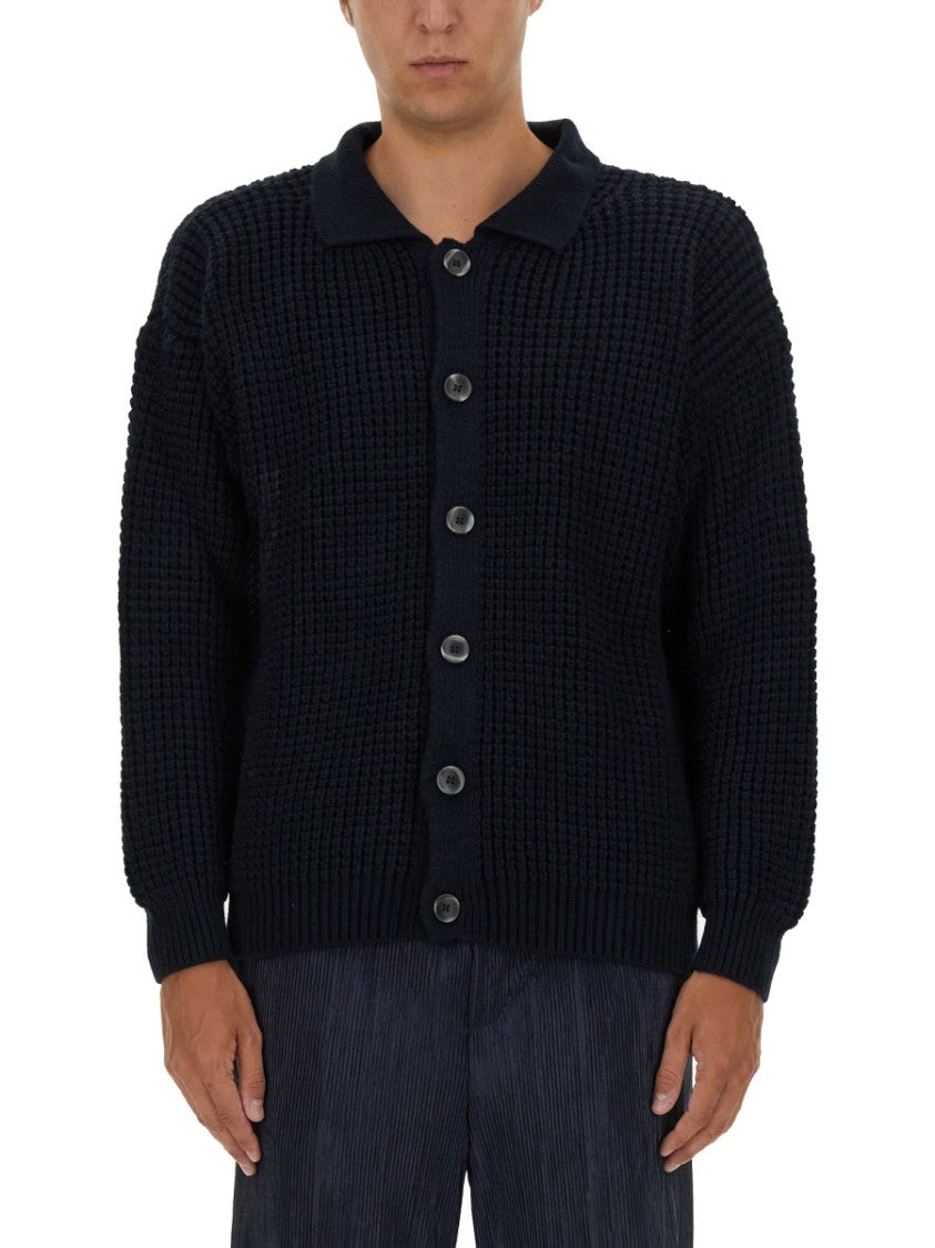 Family First Textured Knit Cardigan