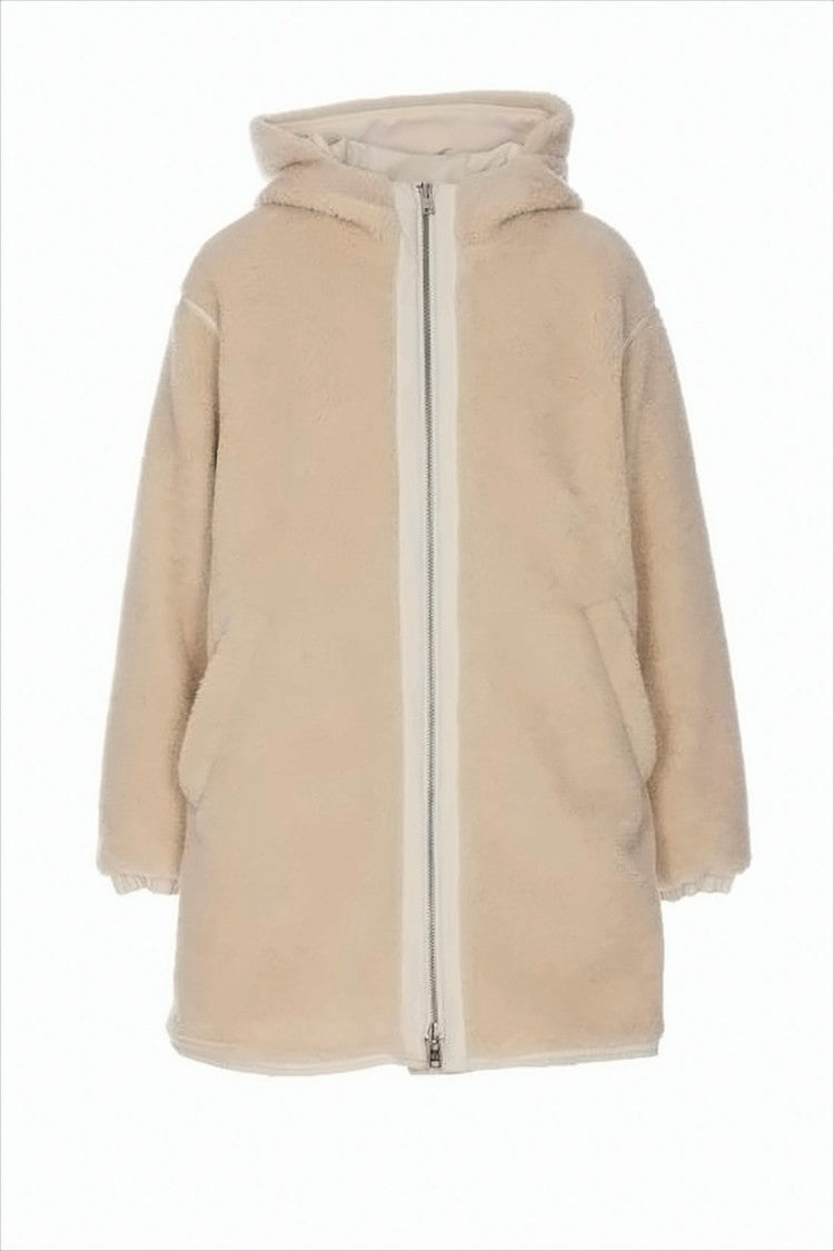 Woolrich Relaxed Fit Wool Blend Hooded Jacket