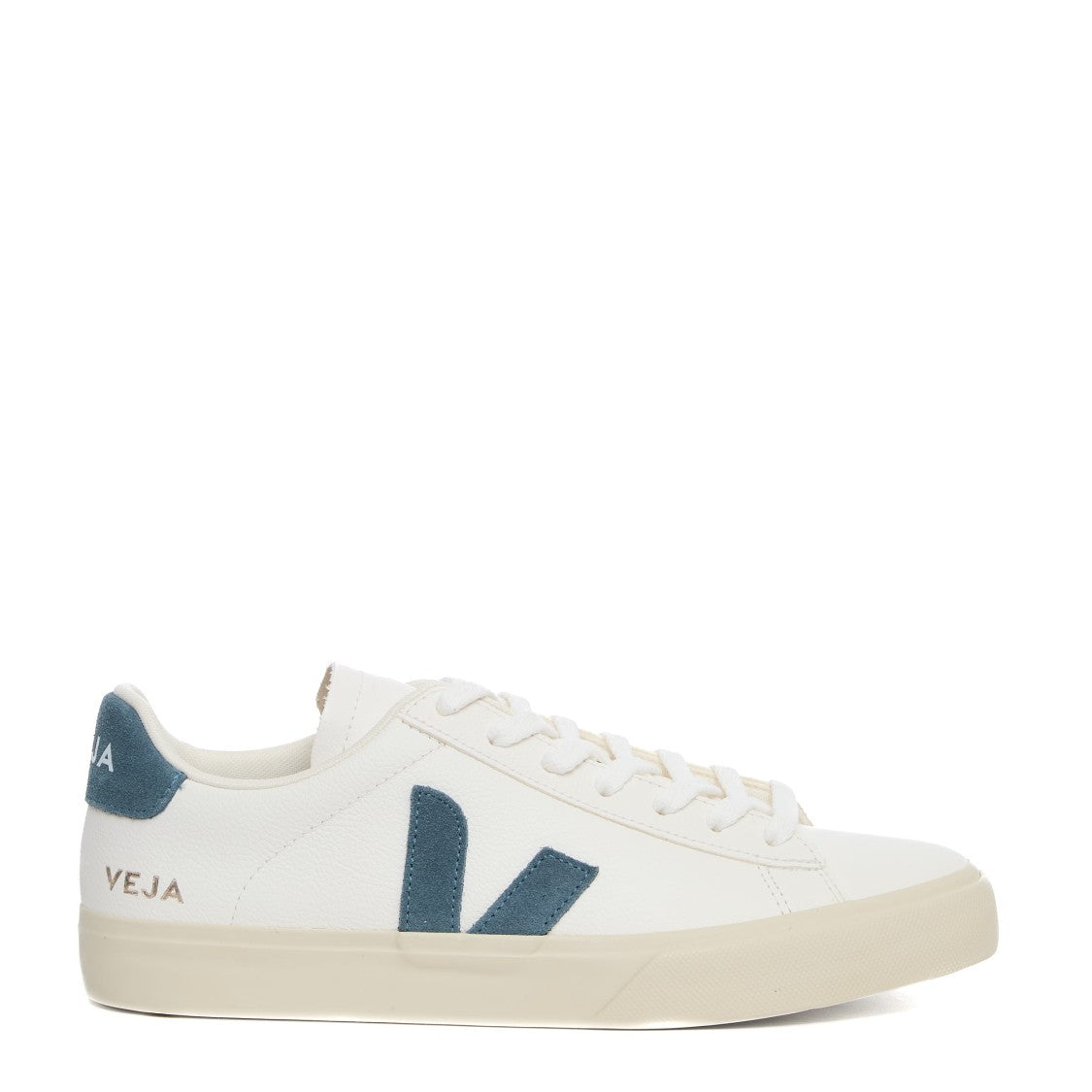 Veja Campo Leather Sneakers With Contrasting Accents