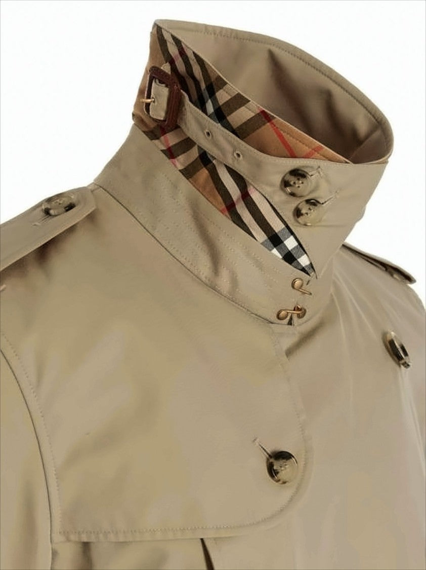 Burberry Classic Double-Breasted Trench Coat With Signature Check Interior