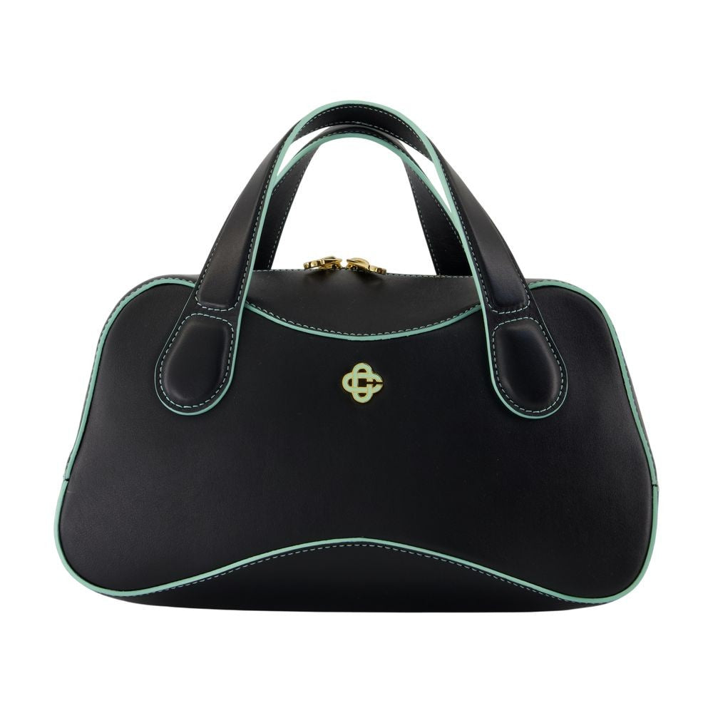 Casablanca Louise Mini Travel Bag - Leather - Black