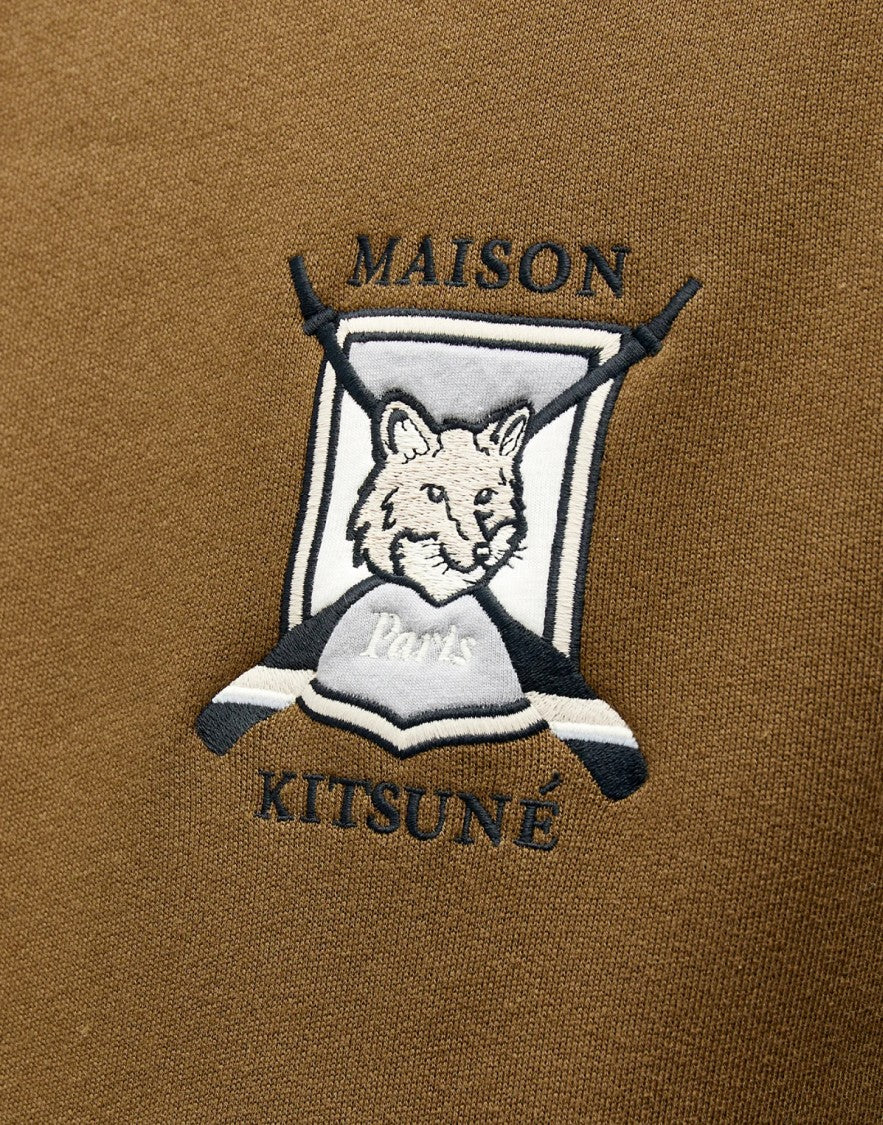 Maison Kitsuné College Fox Logo Hoodie