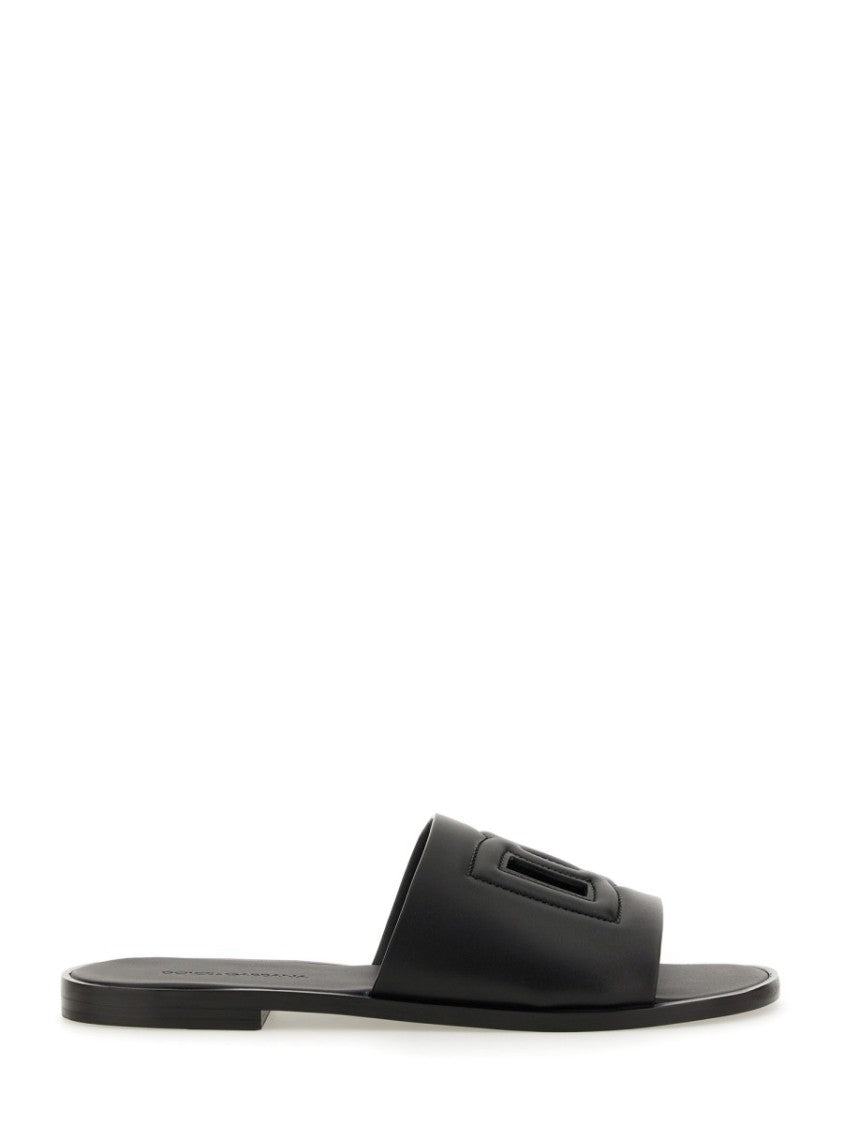 Dolce & Gabbana Sandal With Logo
