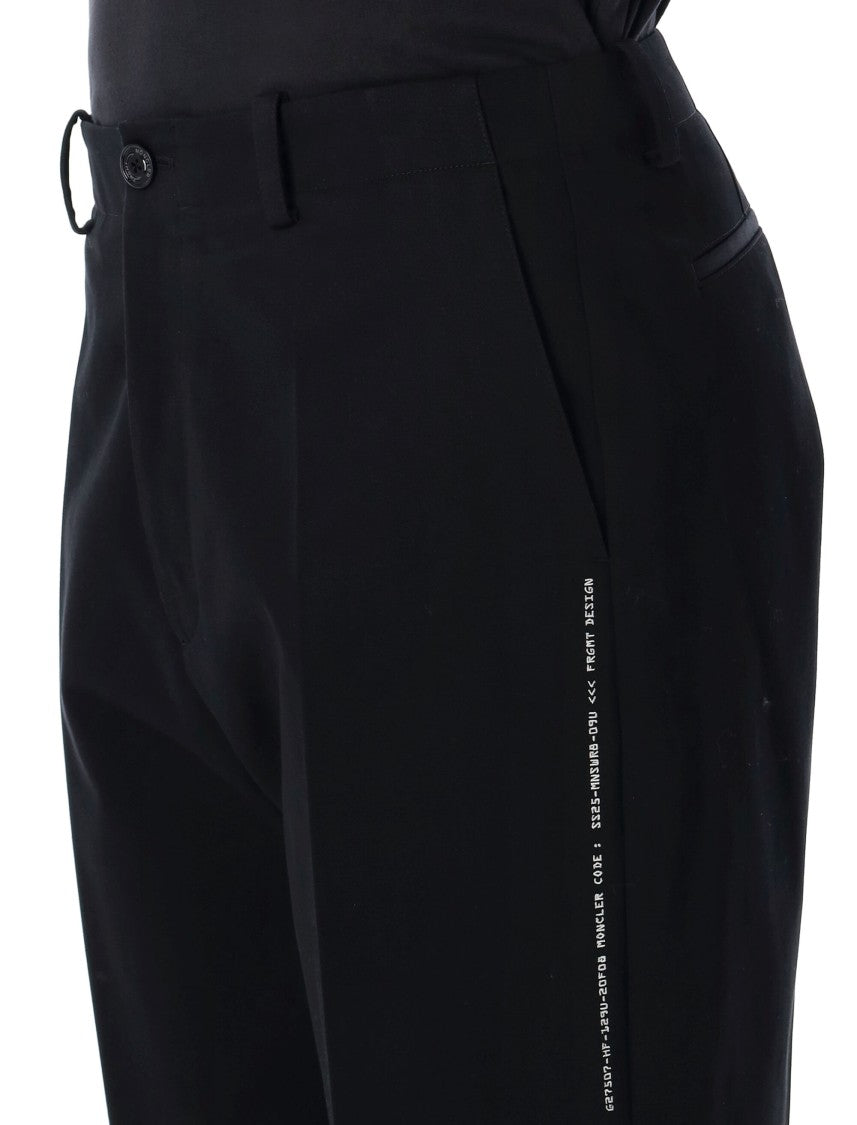 Moncler Genius X Fragment Straight-Leg Casual Pants With Classic Waistband