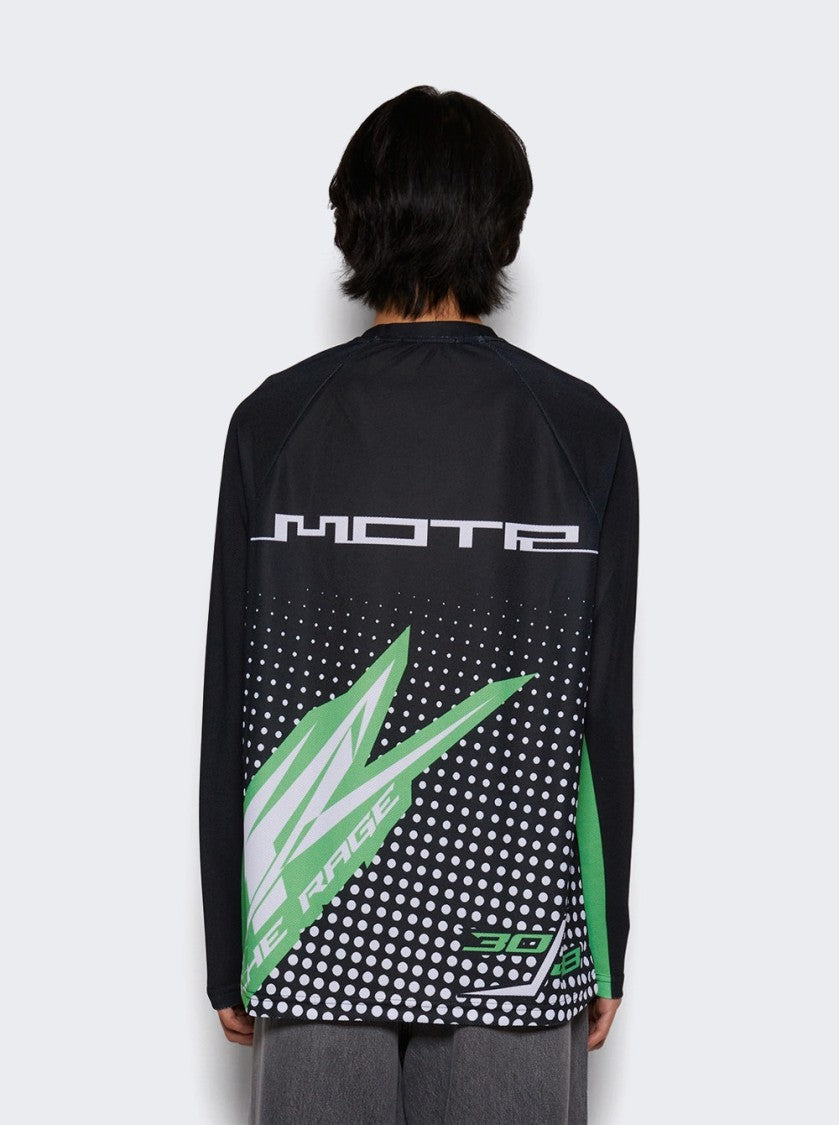 Members Of The Rage Long Sleeved Motrcross Shirt Black