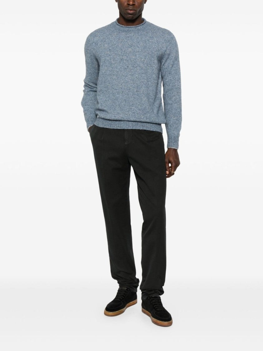 Brunello Cucinelli Tailored Black Trousers With Classic Waistband