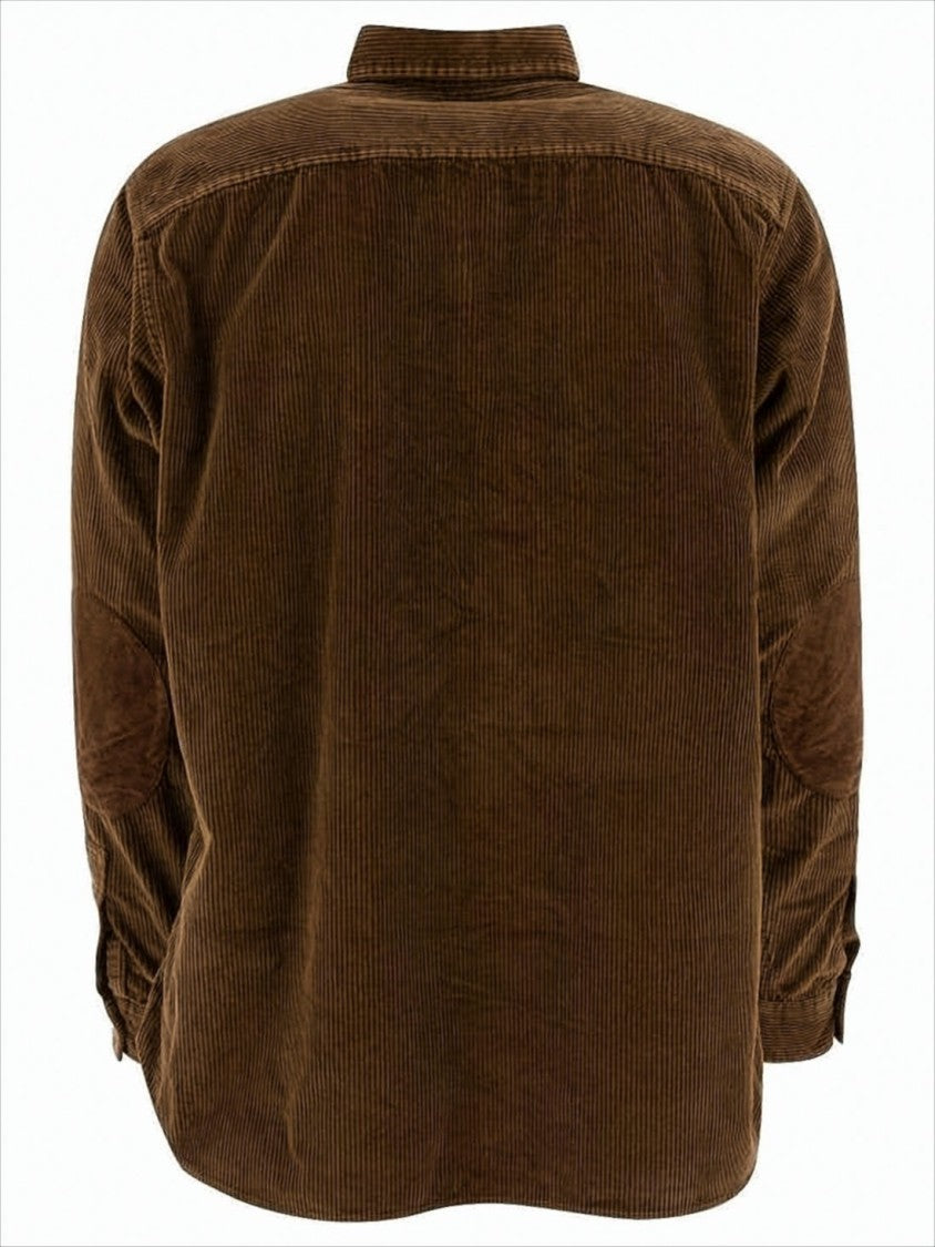 Polo Ralph Lauren Corduroy Long-Sleeve Shirt With Classic Collar And Flap Pockets