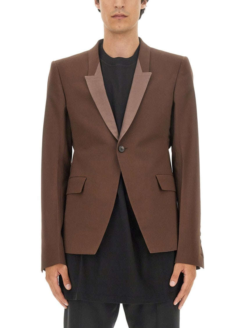 Rick Owens Single-Breasted Jacket