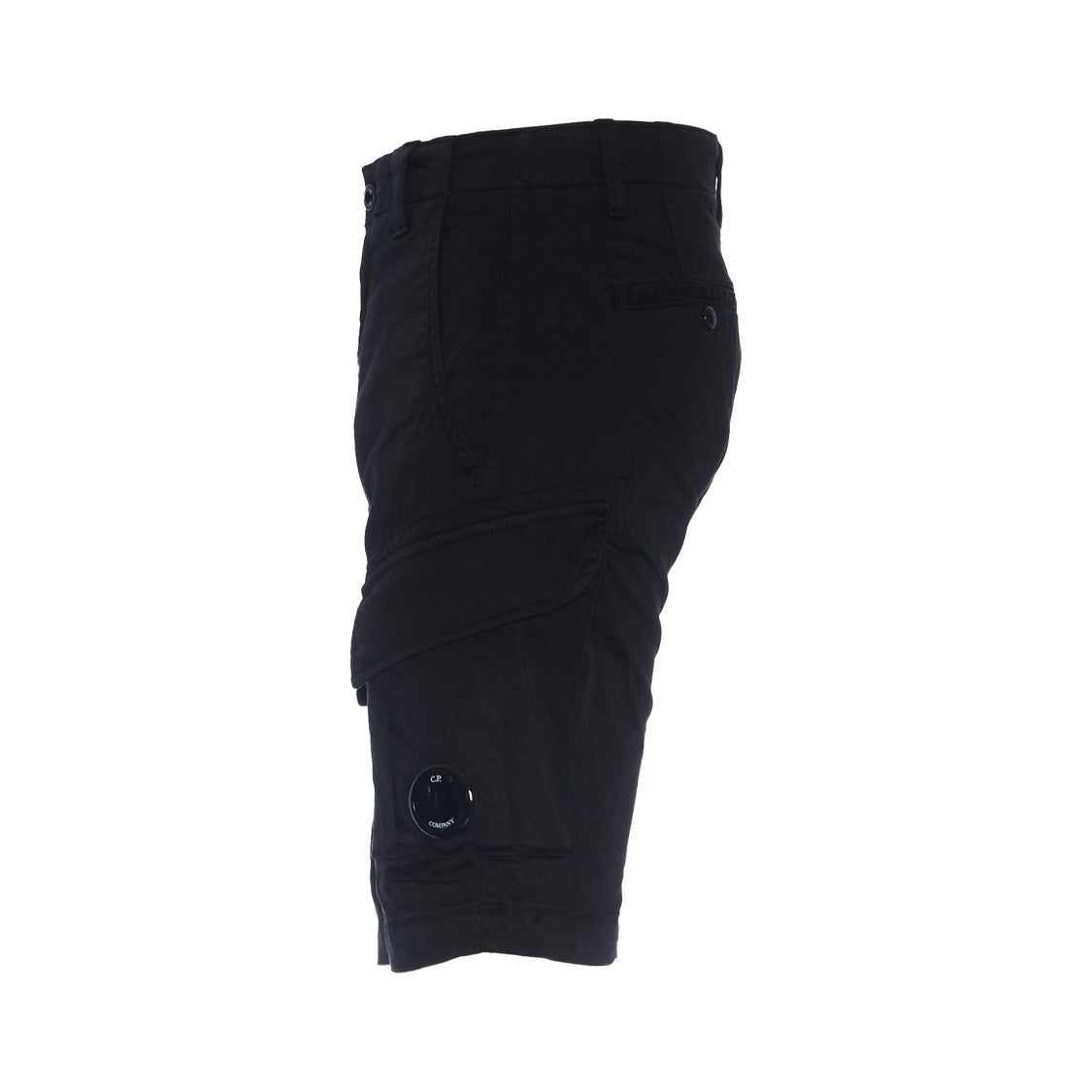 C.P. Company Sateen Stretch Cargo Shorts With Flap Pockets