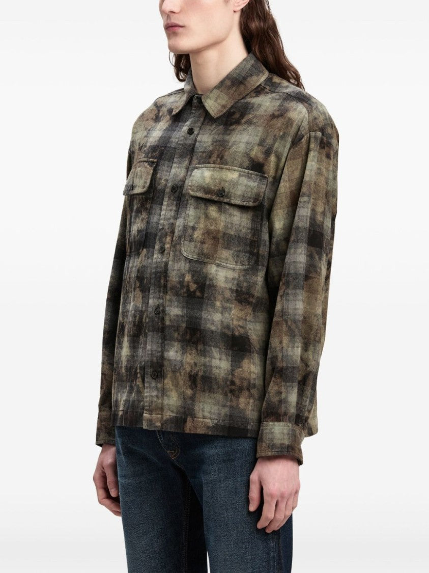 Palm Angels Shirt With Checked Print