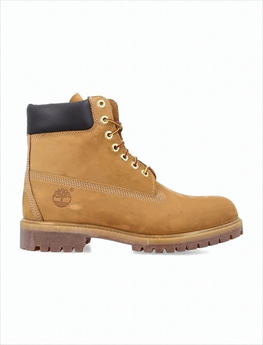 Timberland Classic Rugged Brown Boots With Ankle Support