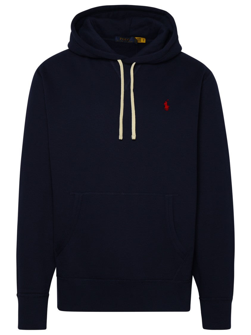 Polo Ralph Lauren Blue Cotton Blend Hoodie