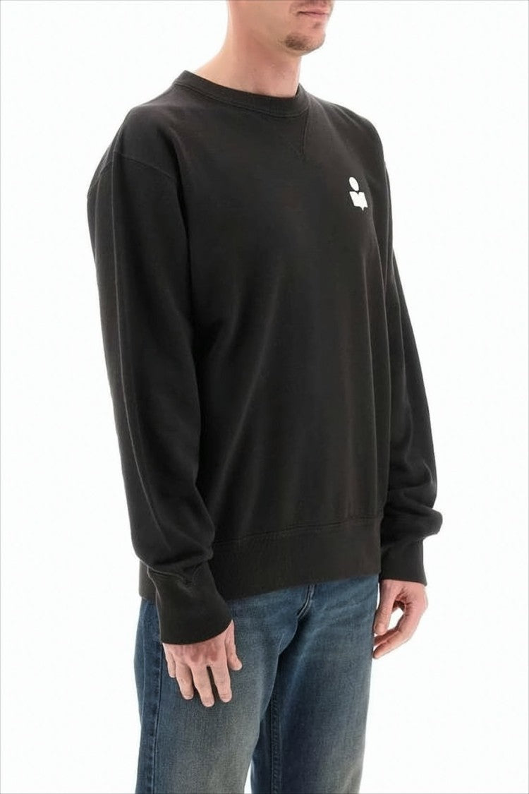 Isabel Marant Relaxed-Fit Long Sleeve Sweatshirt With Ribbed Details