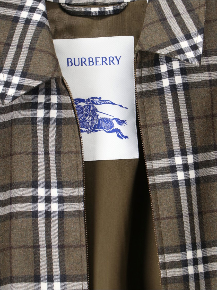 Burberry "Harrington" Bomber Jacket – Brown