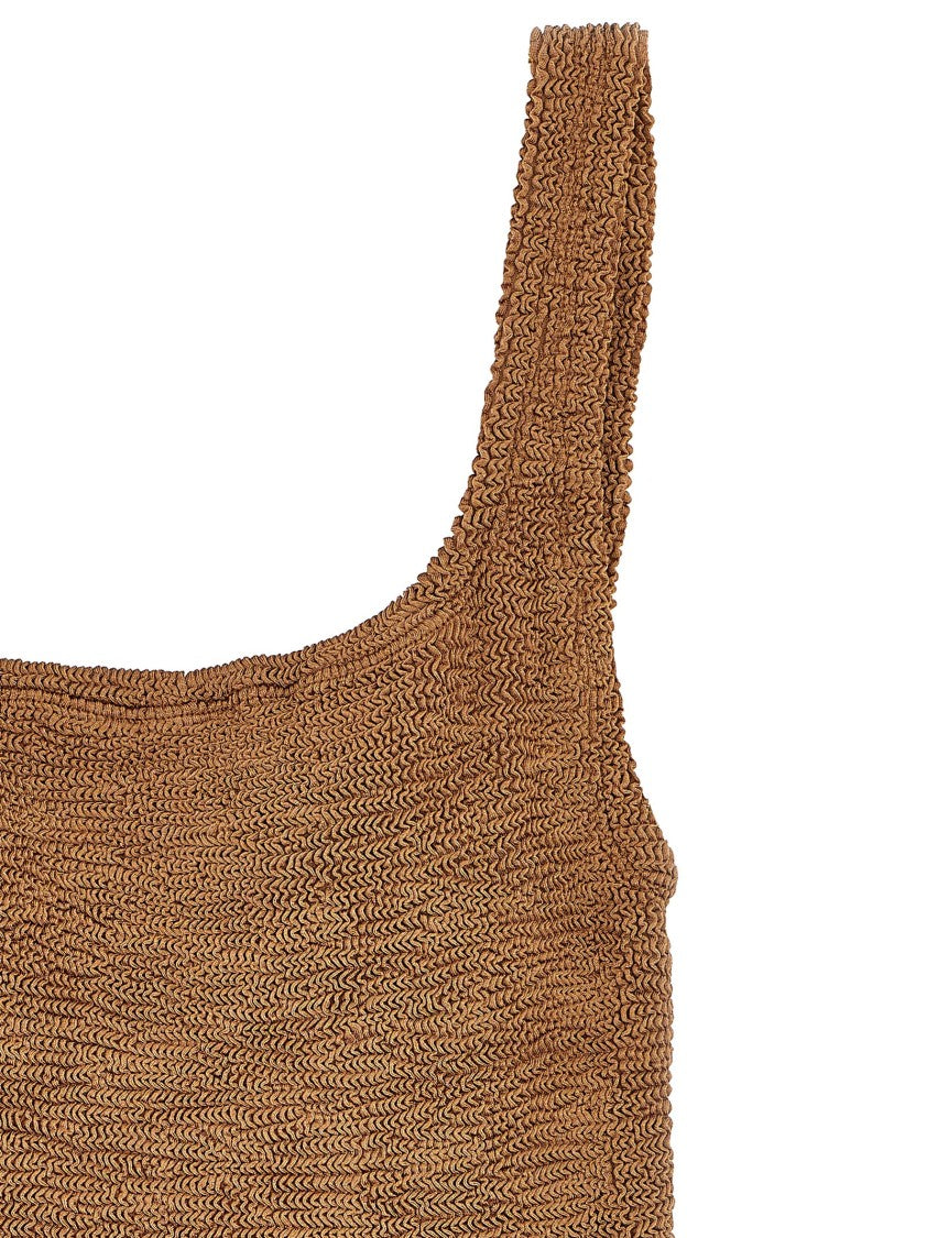 Hunza G Square Neck' One-Piece Swimsuit