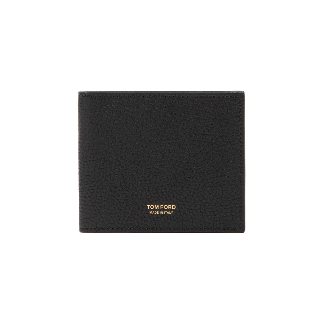 Tom Ford T-Line Bifold Wallet In Black Leather