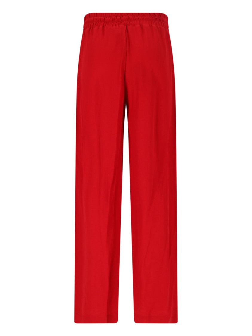 Seafarer Straight Leg Sporty Pants With Drawstring Waist