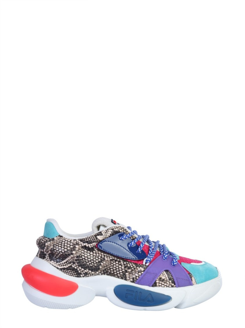 Fila Multi-Color Chunky Sneakers With Tubular Sole