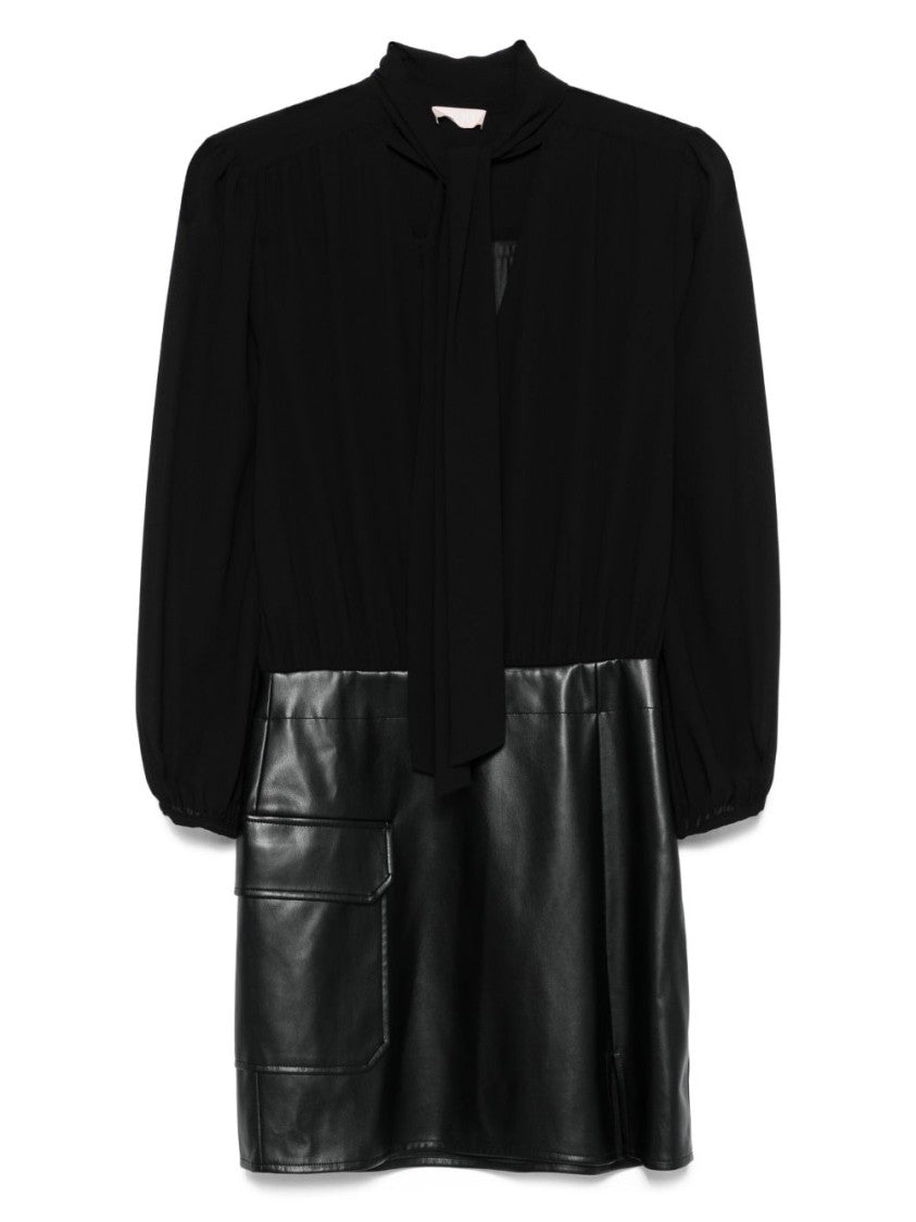 Liu Jo Mini Dress With Puffed Sleeves