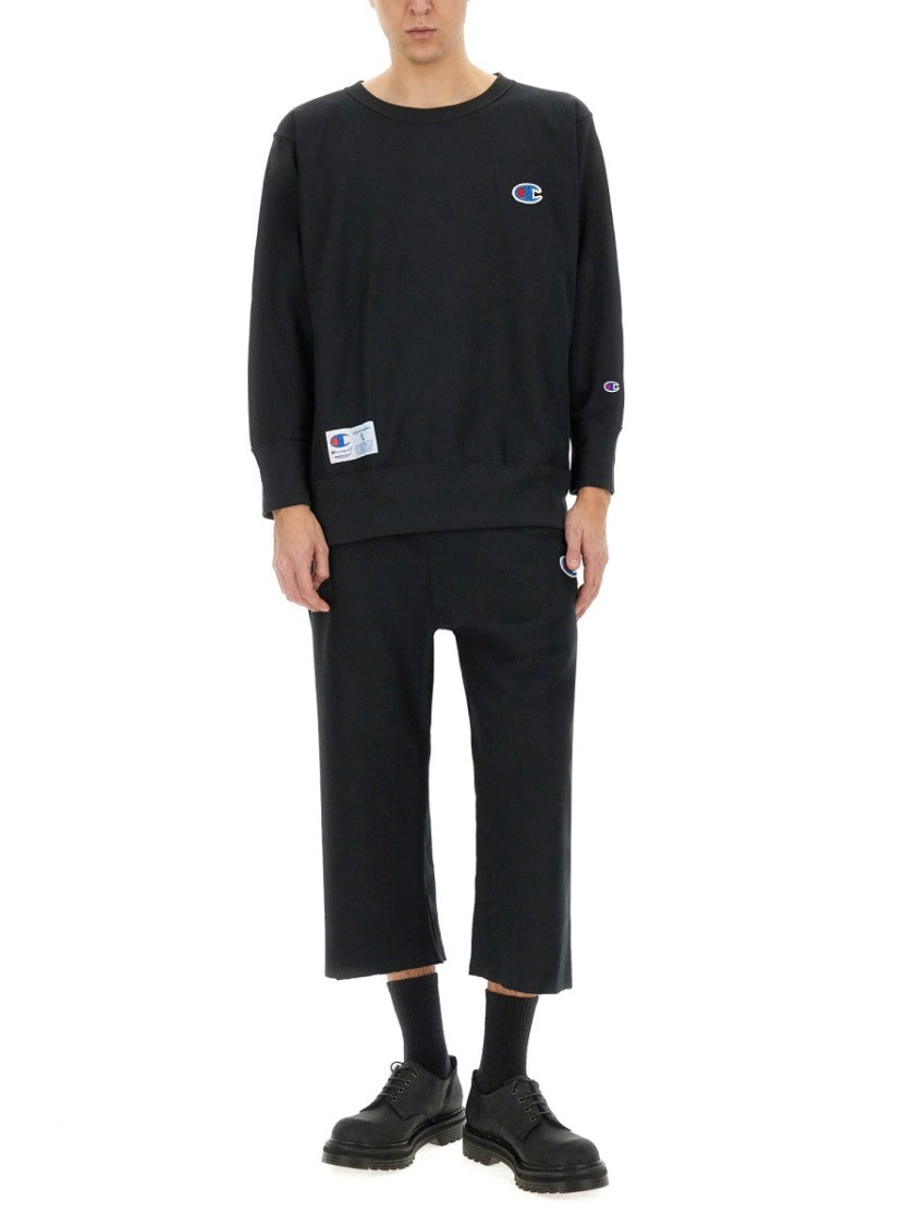 Undercover Relaxed Fit Black Cotton Sweatshirt