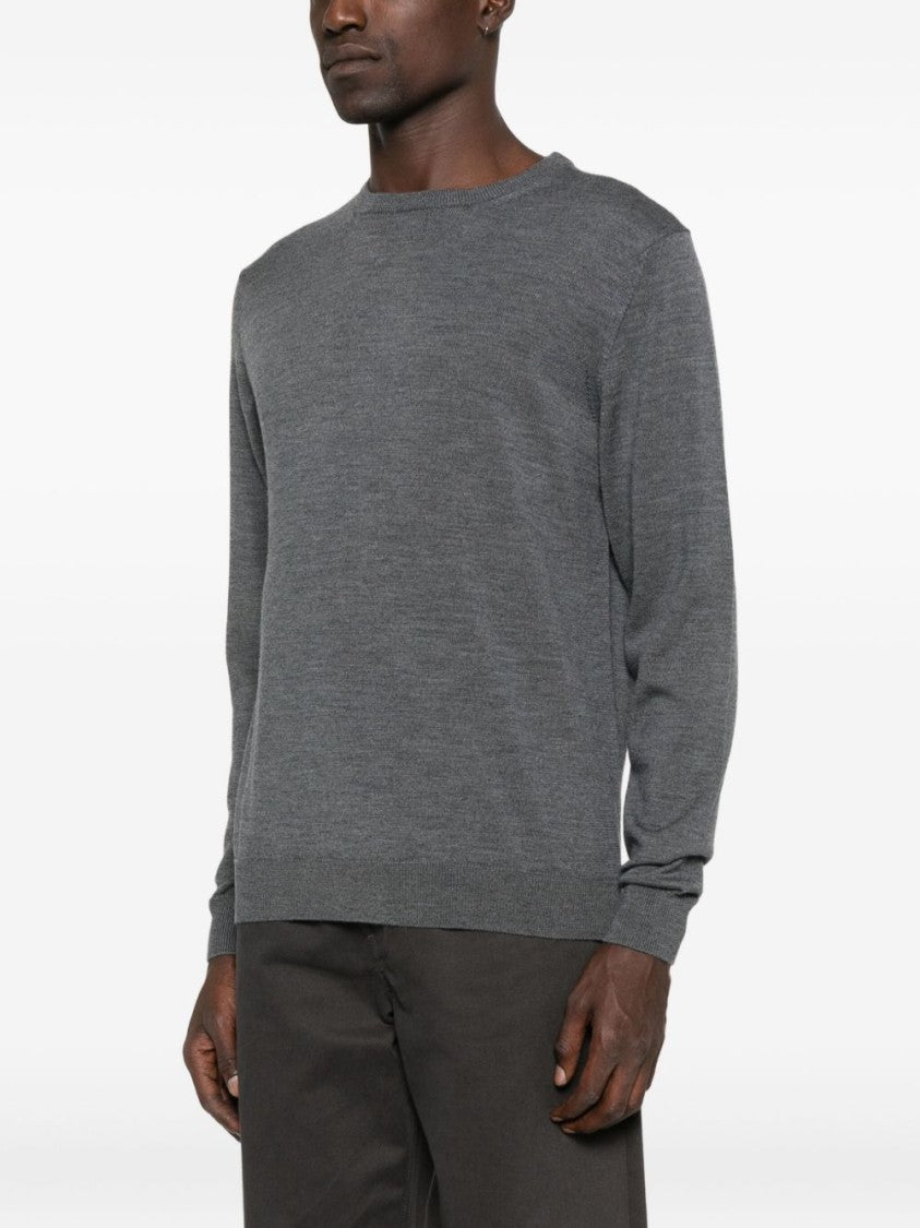 Daniele Fiesoli Classic-Fit Wool Sweater In Medium Grey