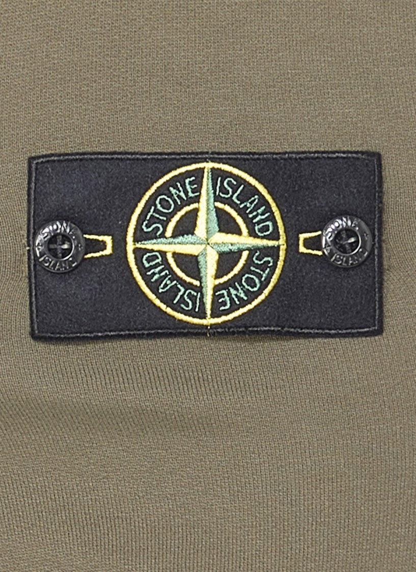 Stone Island Stone Island Green Cotton Sweatshirt