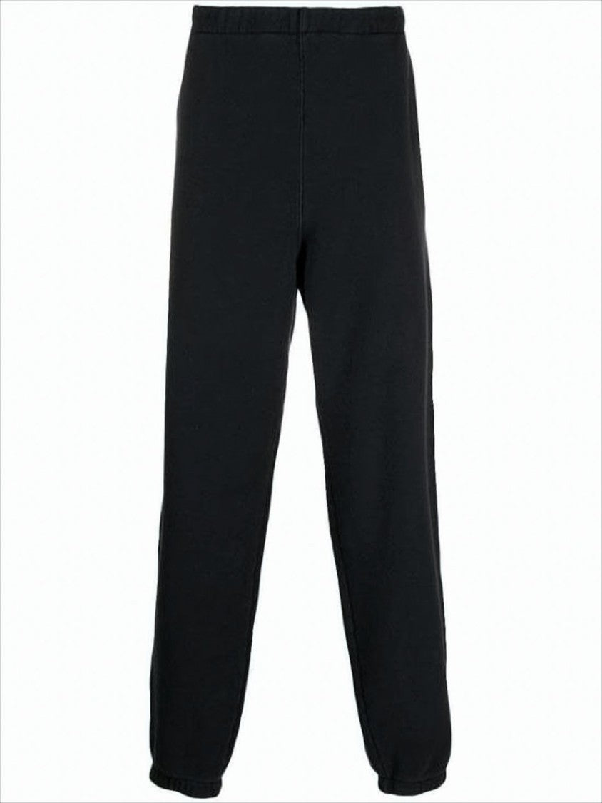 Erl Relaxed Fit Black Cotton Jogging Pants