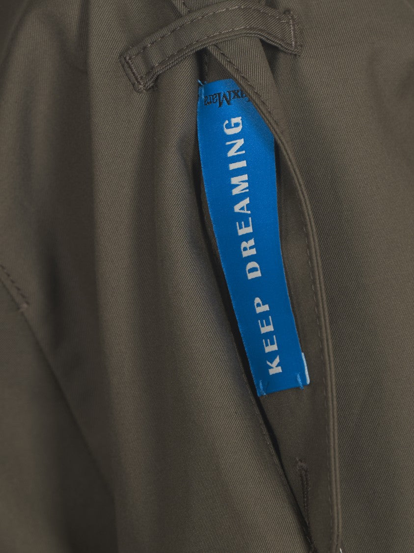 Max Mara Double-Breasted Water-Resistant Jacket With Oversized Design