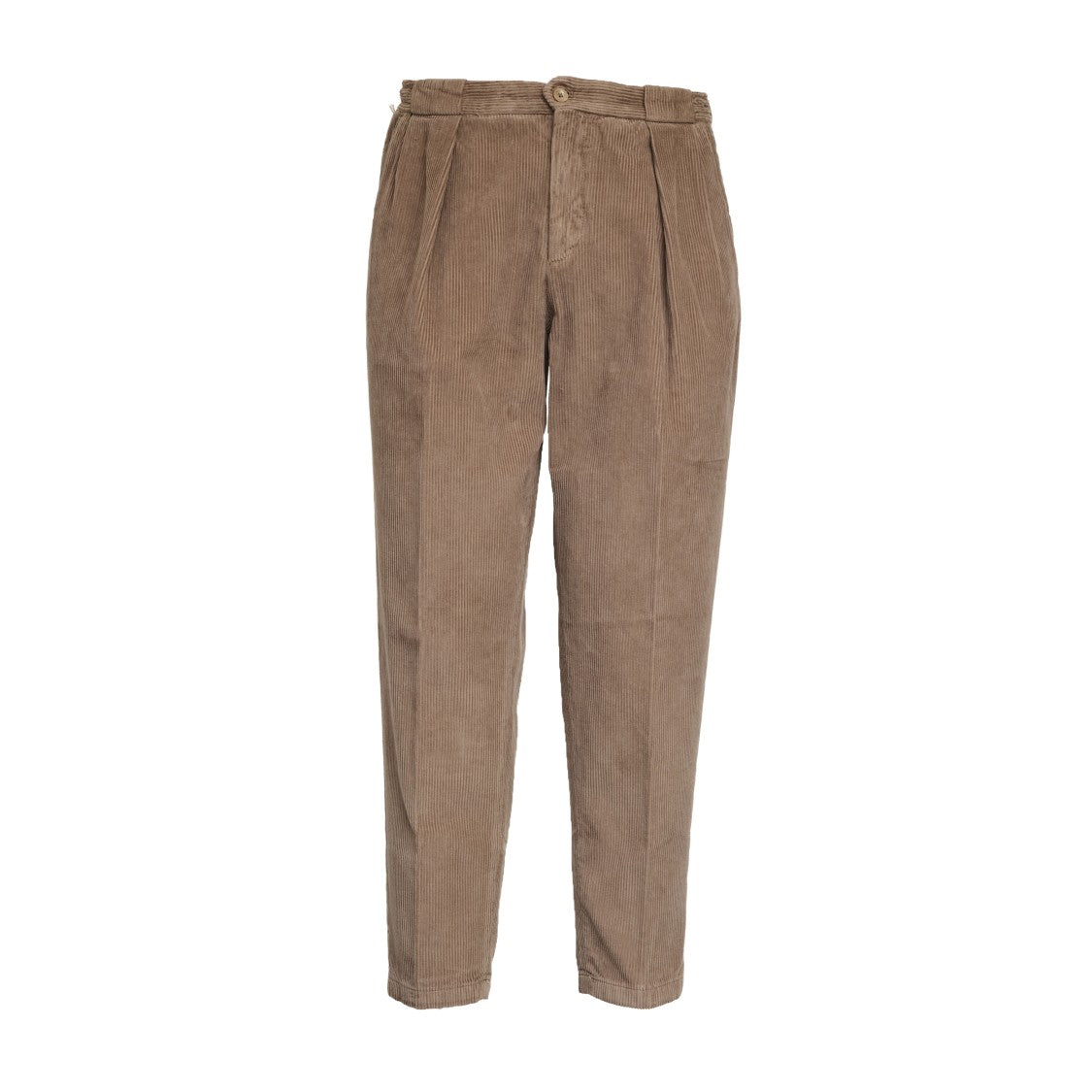 Briglia 1949 Wide-Leg Velvet Pants With Double Pleats