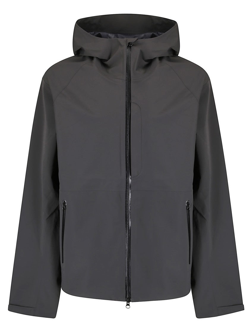 Hiking Patrol Lightweight Shell Jacket With High Collar And Classic Fit