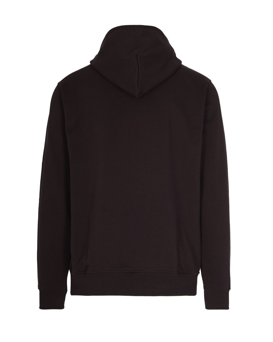 Drôle De Monsieur Dark Brown Classique Slogan Sweatshirt