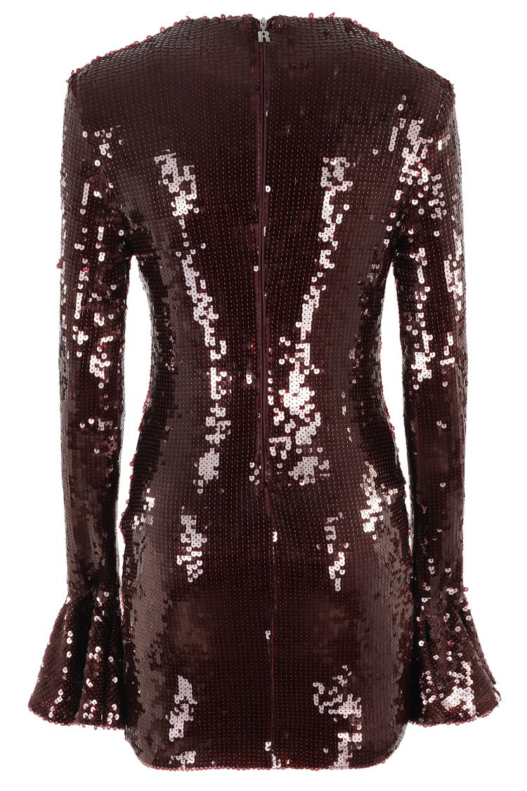 Rotate Sequins Ls Mini Dress