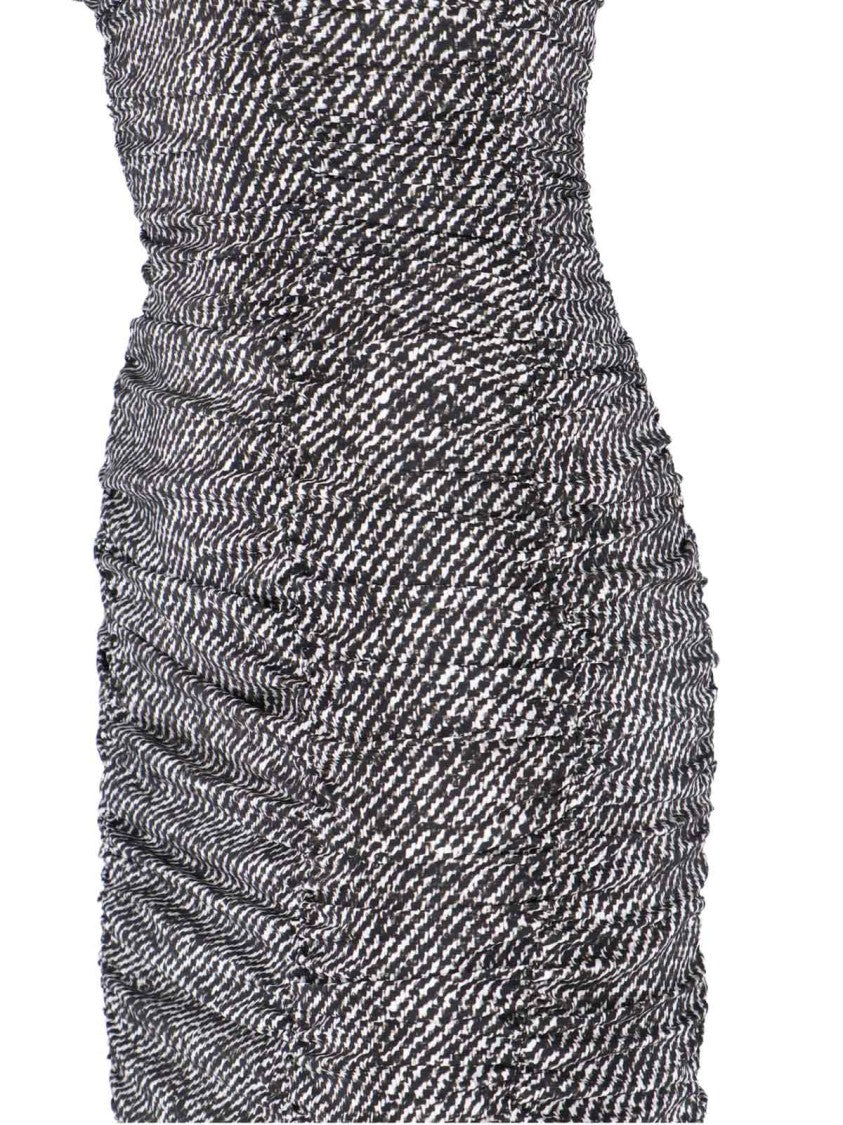 Dolce & Gabbana Silk Midi Dress – Black