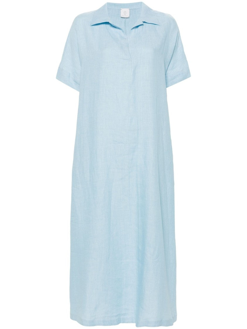 Eleventy Relaxed Maxi Dress With Side Slits