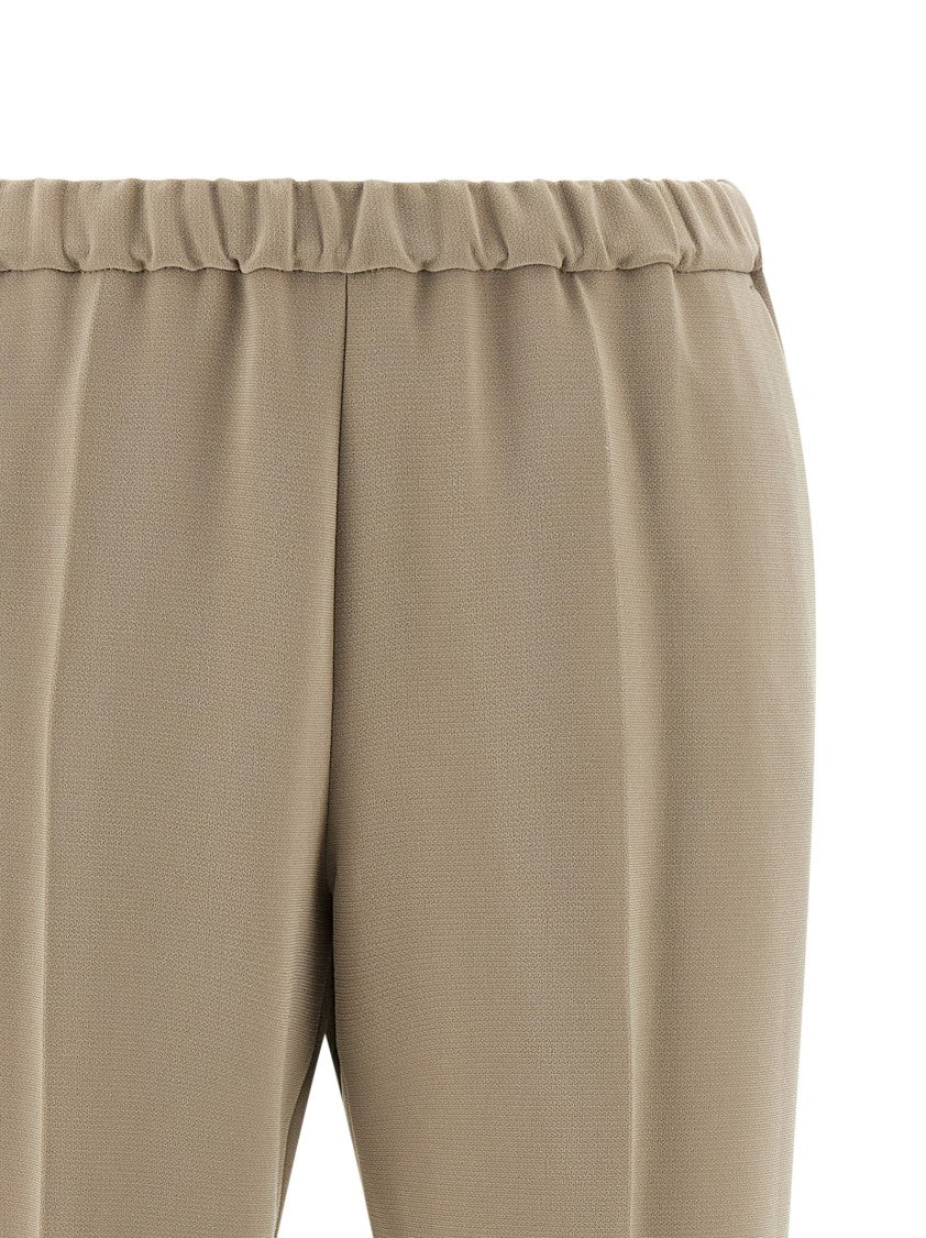 Alberto Biani Cadi Fabric Pants With Elastic Waistband
