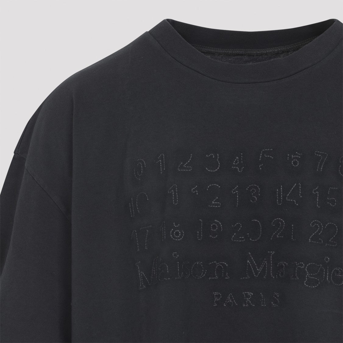 Maison Margiela Grey Cotton T-Shirt