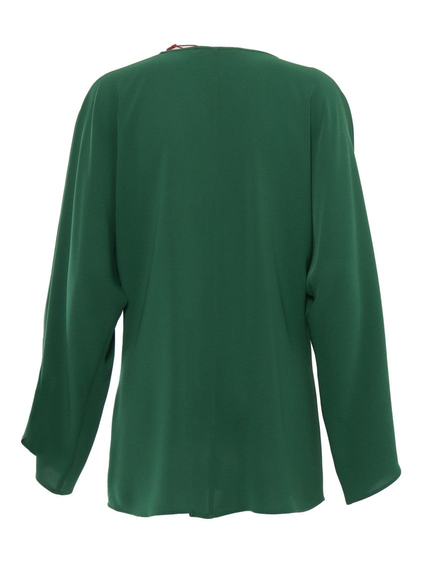 Max Mara Relaxed Fit Jacket With Deep V-Neckline
