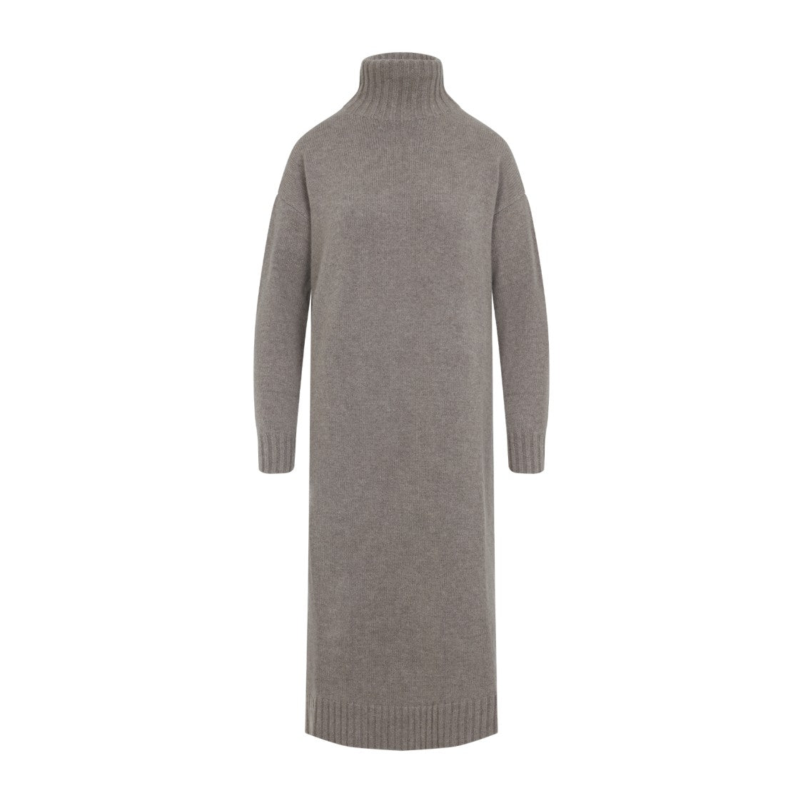 Max Mara Summer Beige Cashmere Midi Dress