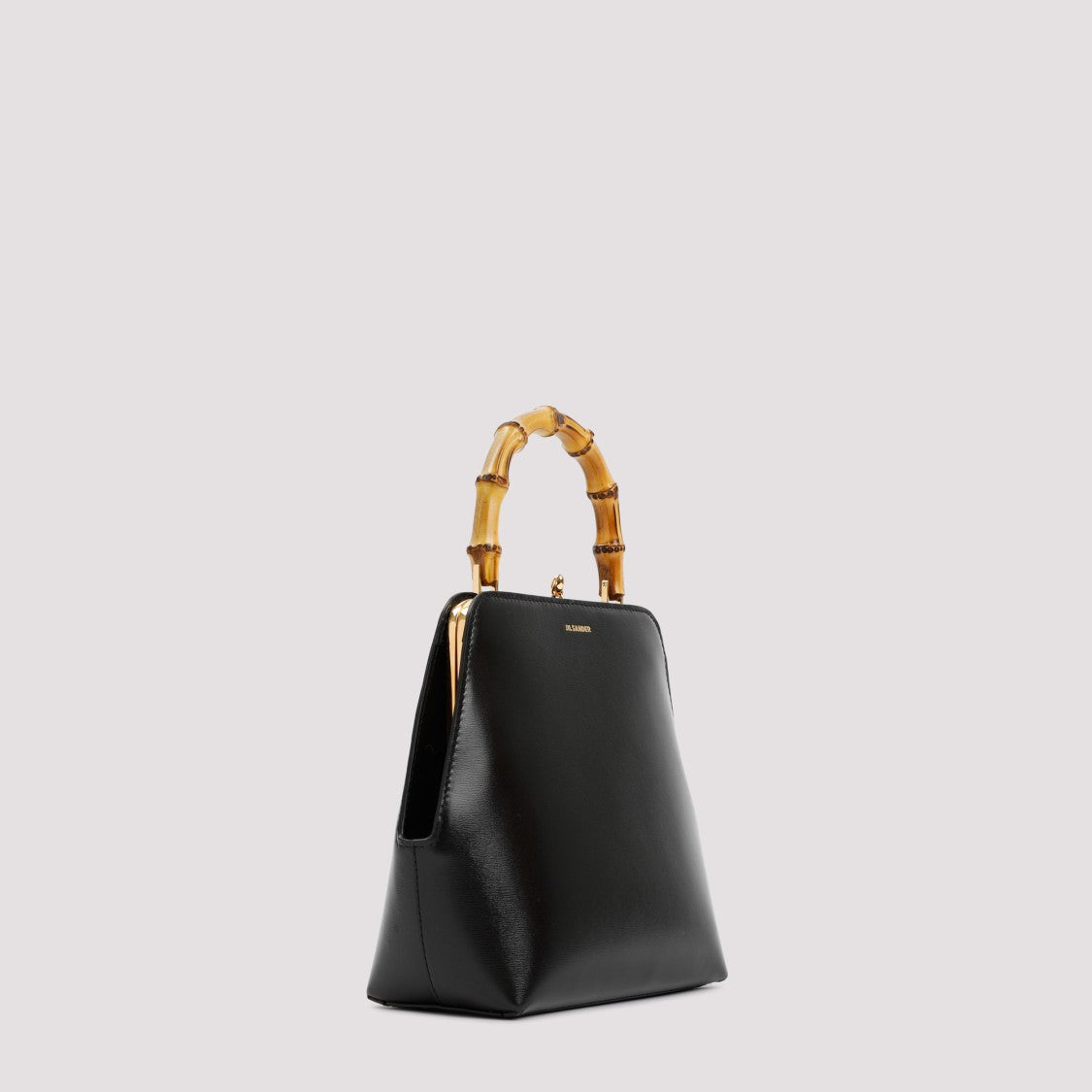 Jil Sander Black Calf Leather Shoulder Bag