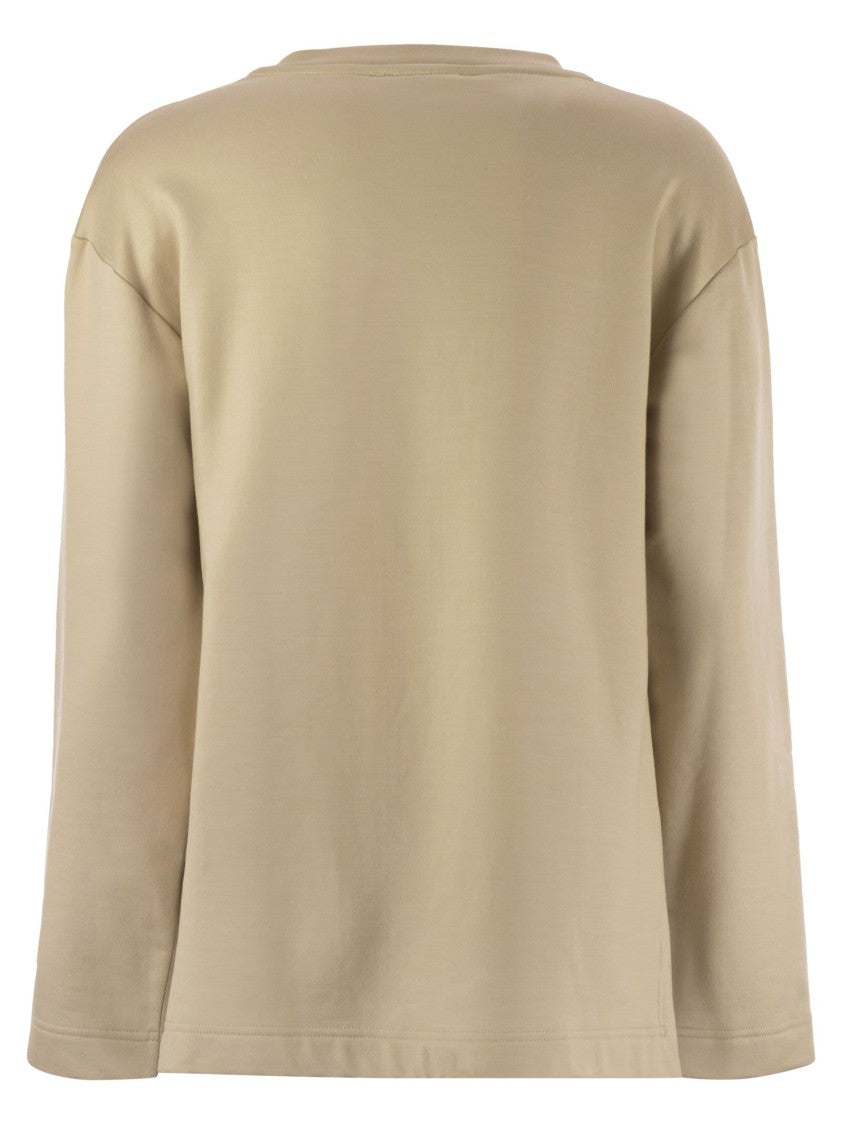 Max Mara Berma - Silk And Cotton Sweatshirt