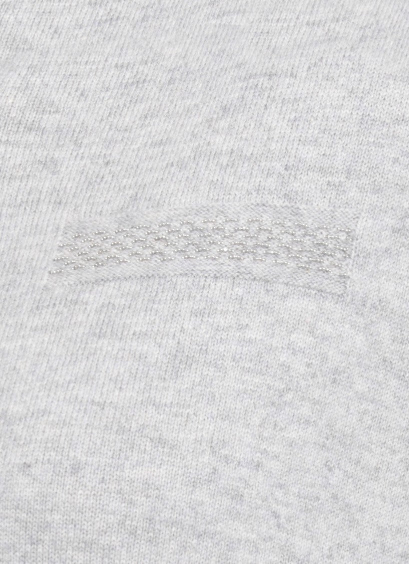 Peserico Grey Wool Blend Sweater