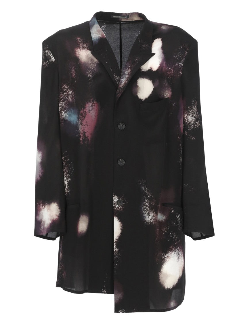 Yohji Yamamoto Black Silk Jacket