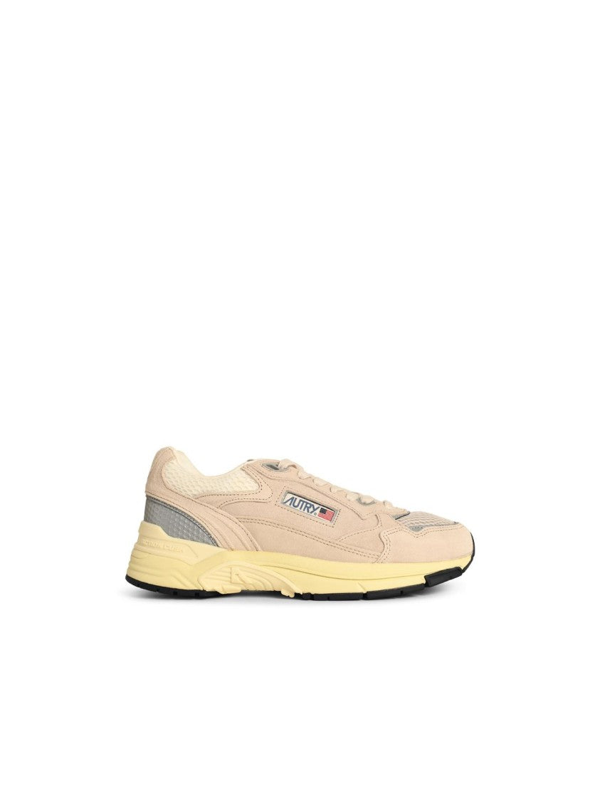 Autry Hyperway Low' Sandand Silver Mesh Sneakers